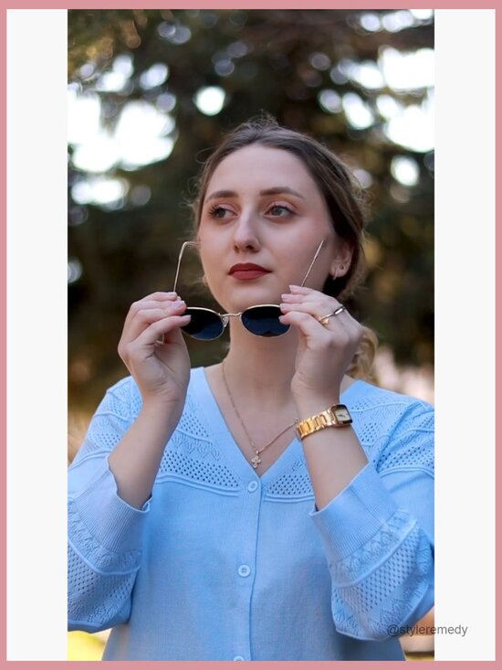 Metal Frame Round Sunglasses with Glass Lens UV Protection Retro Style
